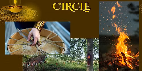 Wheel of the year Woman's Samhain Drum Circle, Bridies Farm Glastonbury