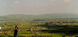 View from the Knoll toward the Mendips