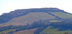 Hill settlement atop Brent Knoll