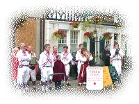 Morris dancers at the Market Cross