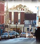 Market Cross at the bottom of the High St