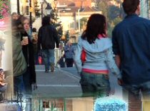 Middle of the High Street, Saturday afternoon